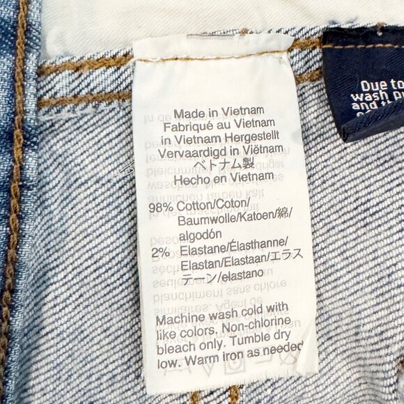 Madewell PETITE Denim Cali Denim Boot Comfort Stretch Frayed Hem Jeans Blue 27 - Picture 8 of 12